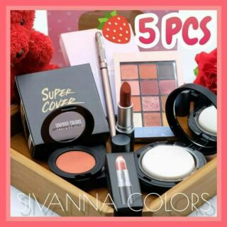 พร้อมส่งจ้าา~~จัดเซตงานเเท้ 💯💯💯 
Makeup 🍓set sivanna colors ❗พร้อมกล่อง🍭🍭