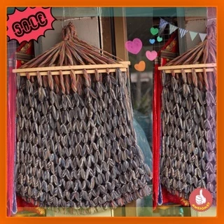 [พร้อมส่ง] A1 เปลตาข่าย เปลใย เปลนอนผู้ใหญ่ งานคุณภาพ ด้ายเหนียวเกรดA ไม่ใช่ด้ายมือสอง แข็งแรง คุ้มค่าราคาบ.จ.