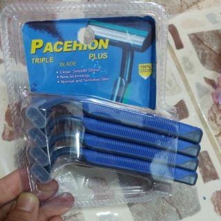 👨🧔มีดโกนหนวด 1แพ็คมี4อันมี3สีให้เลือกค่ะ(สีน้ำเงิน/สีเขียว/ชมพู)