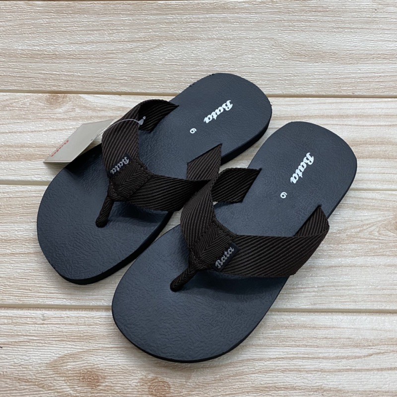 Bata รองเท้าแตะหูคีบ Size 5-10  สีดำ/ แดง /น้ำตาล 119.- หช