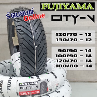 FUJIYAMA CITY V (รวมไซส์) ยางนอกฟูจิ ซิตี้ วี, ยางนอกมอเตอร์ไซค์ขอบ12, 14 - รัตนยนต์ ออนไลน์