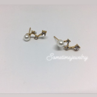 ต่างหูminimal ต่างหูน่ารัก  ต่างหูเก๋ๆ ต่างหูเกาหลี
