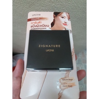 USTAR ZIGNATURE MAXX COVER COMPACT FOUNDATION SPF 35 PA+++ สี #Natural Beige 7 กรัม