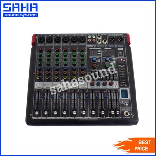 (แท้ ประกัน 1 ปี) MICRO TECH MT-M6 MIXER  มิกเซอร์ 6 แชนแนล เครื่องขยายเสียง sahasound - สหซาวด์