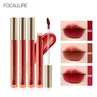 Focallure ใหม่ ลิปกลอส ลิปทินท์ เจลลี่ คริสตัล ใส ติดทนนาน ไม่เหนียวเหนอะหนะ ไม่เหนียวเหนอะหนะ เครื่องสําอาง