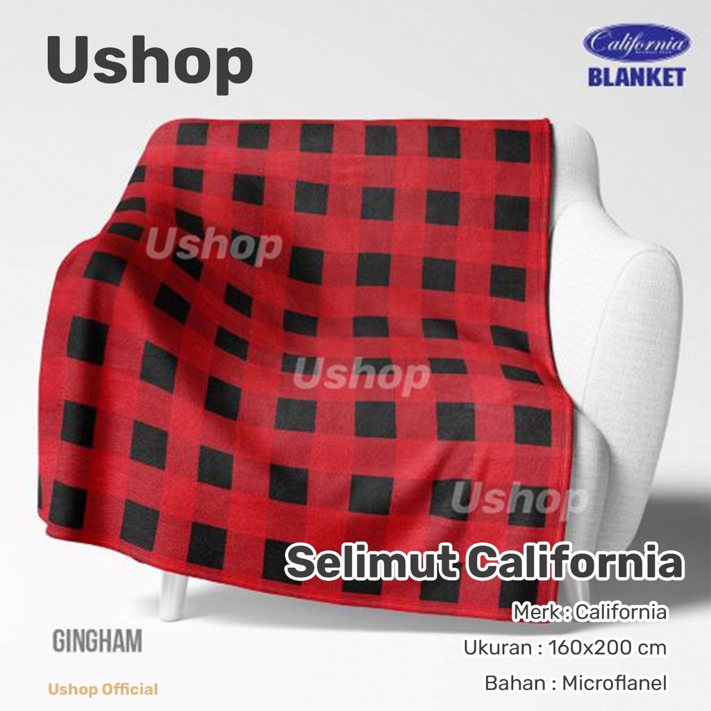 California Microflannel ผ้าห่ม 160x200 Dotty Cami Motif slmtclf USHOP