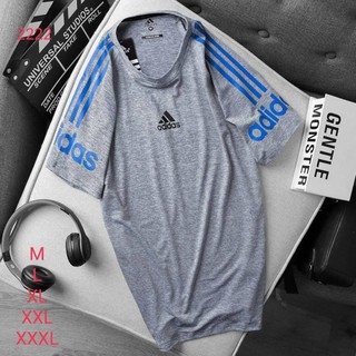 Adidas เสื้อยืดแขนสั้นออกกำลังกายผู้ชาย