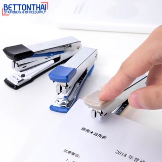 Deli 0214 Stapler ที่เย็บกระดาษ เบอร์ 10 (แถมลวดเย็บ) คละสี 1ชิ้น เหมาะกับสำนักงานและใช้งานทั่วไป  แม็คเย็บกระดาษ office