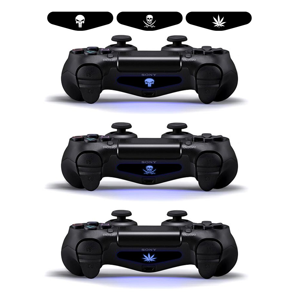 สติกเกอร์บาร์ไฟ LED สําหรับจอย PS4 (4 ชิ้น 9 ชิ้น 48 ชิ้น)