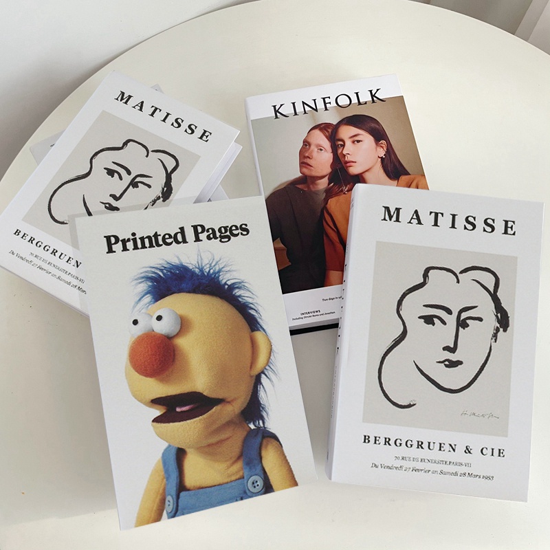 พร็อพหนังสือถ่ายภาพ หนังสือจำลอง สไตล์นอร์ดิก สร้างสรรค์ อุปกรณ์ประกอบฉาก ตกแต่งบ้าน