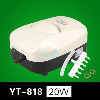 ปั๊มลม Creator YT-818 พร้อมสำรองไฟอัตโนมัติ ปั๊มอ๊อกซิเจนตู้ปลา-บ่อปลา ปั๊มลมฉุกเฉิน