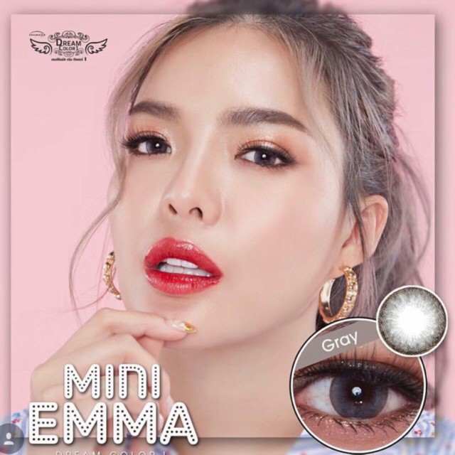 💝คอนแทคเลนส์ รุ่น Mini EMMA Gray (Dia.14.0)