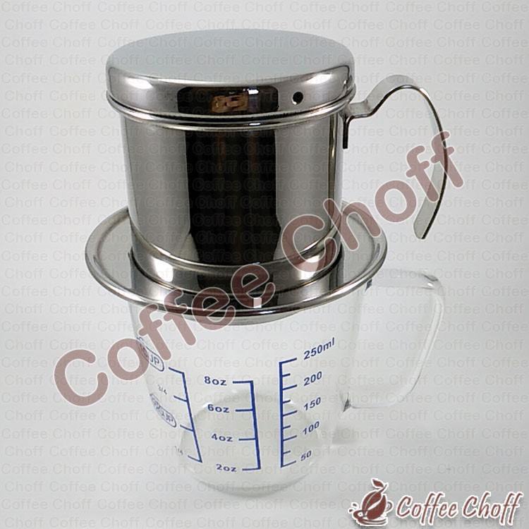 Vietnam Drip XL รุ่น Edelman Coffeemaker Vietnam Coffee Screw 200mL Drip Coffee Drip Coffee Glass Se