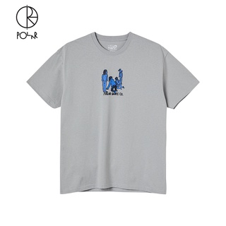 เสื้อยืดคอกลม แขนสั้น พิมพ์ลายโลโก้การ์ตูน Polar Skate Co Up To No Good Tee