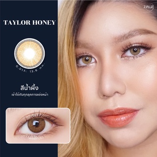 Zpluzlens คอนแทคเลนส์ : 🍯 Taylor Honey 0.00 ถึง 6.00