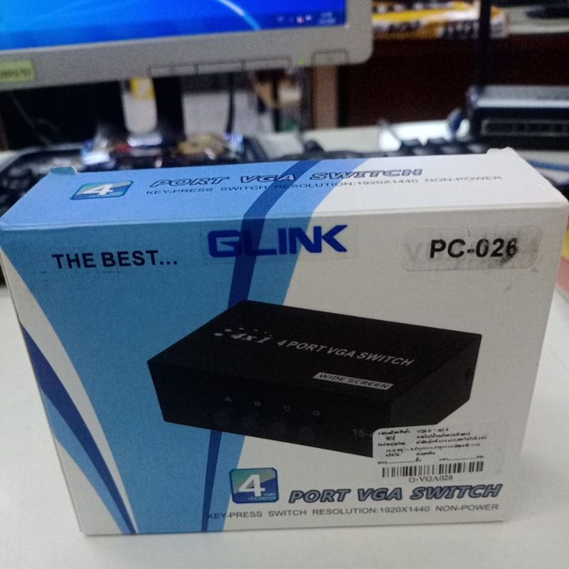 VGA Switch In1 Out 4 Port รุ่น PC026