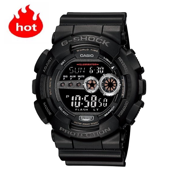 Casio G-Shock นาฬิกา รุ่น GD-100-1B ( Black ) ของแท้ 100% ประกัน CMG 1 ปี