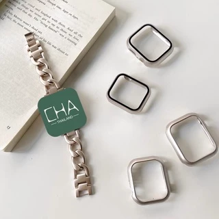 เคส watch + ฟิลม์กระจกในตัว case สําหรับ watch11 10 9 8 7 6 5 4 Se เคสกระจก ขนาด41/40mm 44/45/46มมเคสสําหรับแอปเปิ้ลวอช