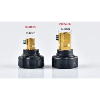 ขั้วตู้เชื่อม 300A.(ตัวใหญ่) ขั้วตู้เชื่อมแบบเกลียว DKJ35-50 ข้อต่อตู้เชื่อม Inverter