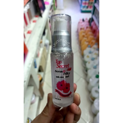 Top Secret Serum & Silky เซรั่ม แอนด์ ซิลกี้ 30 มล. /เซรั่มสำหรับผมแห้งเสีย แตกปลาย