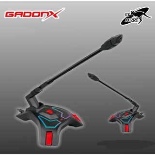 GADONX GMC-01 MICROPHONE WITH Mouse Bungee ไมโครโฟนและเม้าส์บันจี้ ไฟ RGB Spectrum หมุนได้ 360