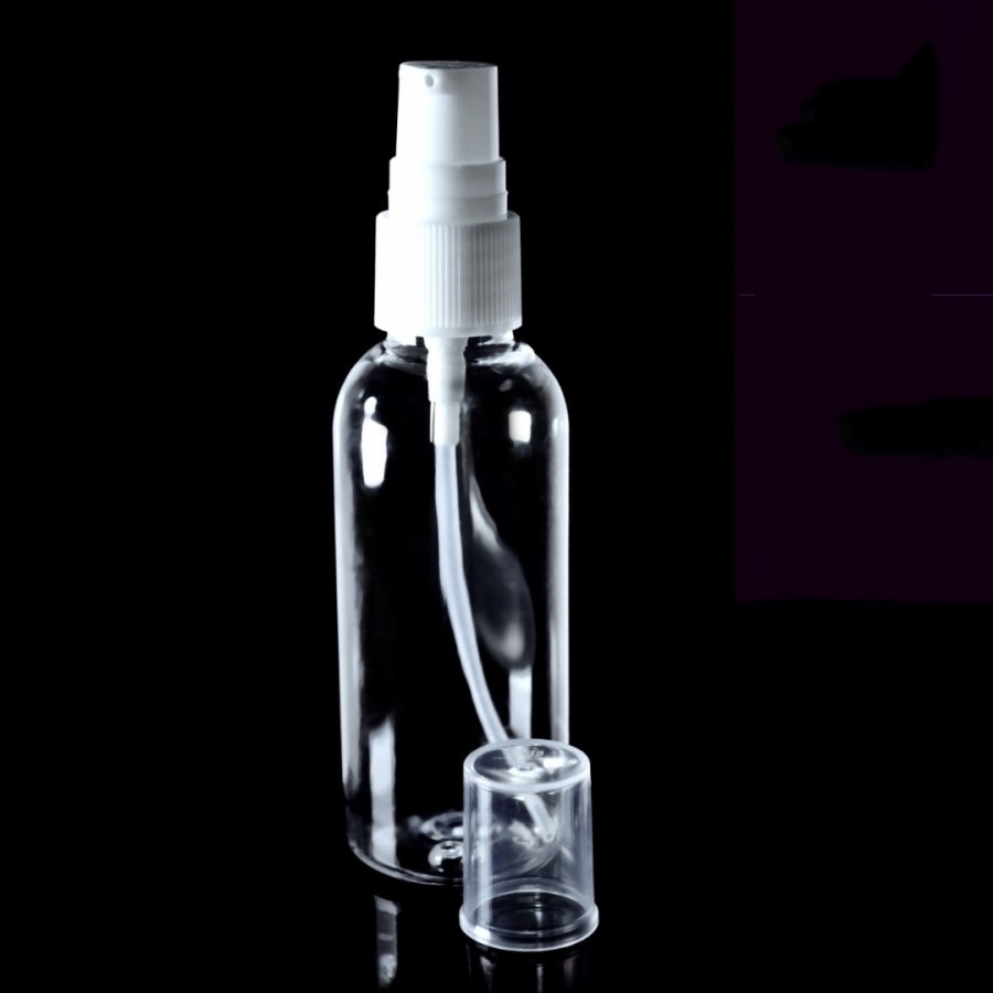 60ML ภาชนะพลาสติกบรรจุขวดใส / 60ML ขวดปั้มสีขาว / ขวดESSSENCE 60ML