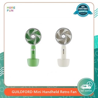 [ พร้อมส่ง ] GUILDFORD Mini Handheld Retro Fan - พัดลมมือถือ ( รับปีะกัน 6 เดือน )