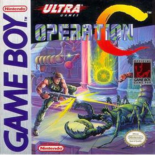 ตลับเกมส์บอย GB GBC GBA คอนทรา Operation C (USA)