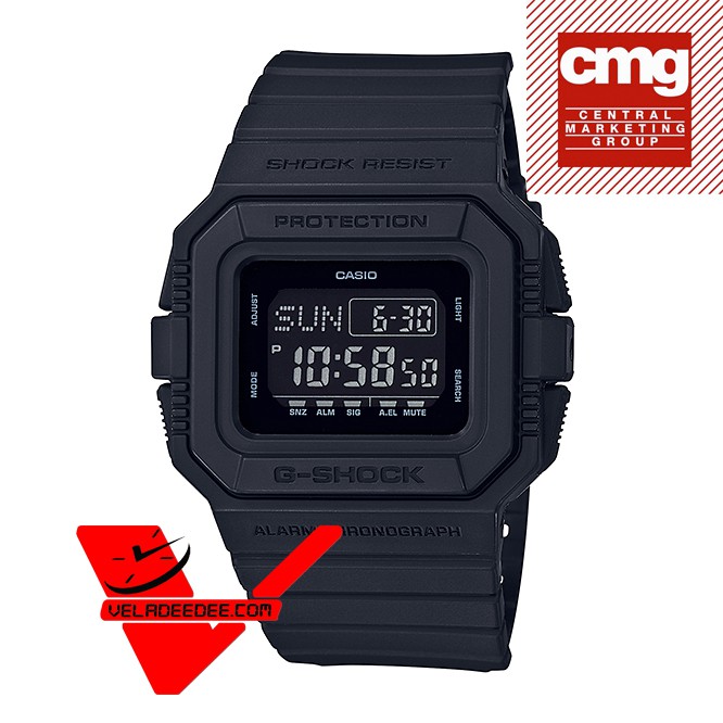 Casio G-shock รุ่นสีพิเศษ  นาฬิกาข้อมือชาย  สายเรซิ่น (ประกัน CMG ศูนย์เซ็นทรัล 1 ปี) รุ่น DW-D5500B