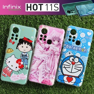 เคสโทรศัพท์ แบบยาง TPU แบบคละลาย 02 สำหรับ Infinix Hot 11S