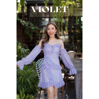 CHERLYNE มินิเดรส รุ่น VIOLET DRESS