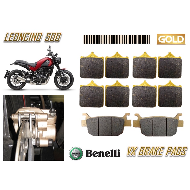 BENELLI DAYTONA VX ผ้าเบรก LEONCINO 500 คุณภาพทอง