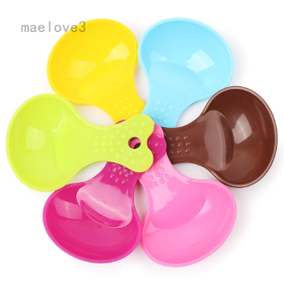 Maelove ช้อนตักอาหารสีลูกกวาดสําหรับสัตว์เลี้ยงสุนัข