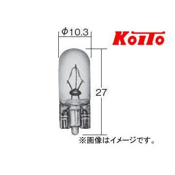 10 ชิ้น x (KOITO) 1583 12V 5W T10 w5w 4090 หลอดไฟอัตโนมัติ