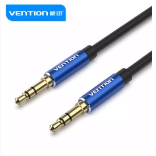 Vention(BAX,BAW) 3.5mm Male to Male Audio Cable 0.5-5M Black Aluminum Alloy Type(blue/Black, braided/TPE)