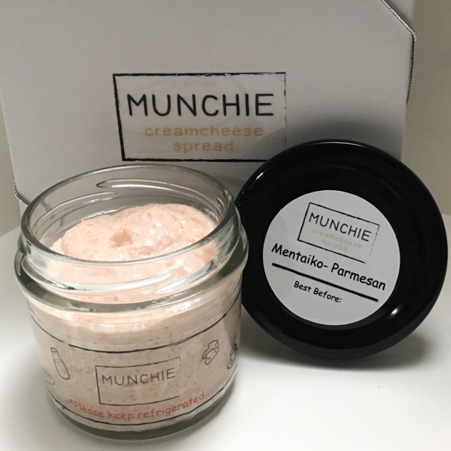 Munchie Mentaiko Parmesan Spread Munchie cream cheese spread-ครีมชีสสเปรด จัดส่งเฉพาะใน กทม. โดยแมสเ