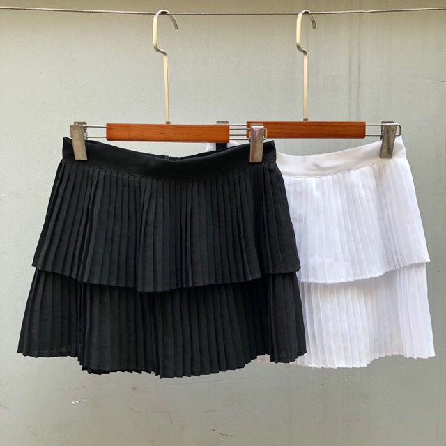 2-LAYER ROLLED SKIRT