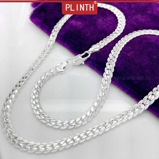 PLINTH สร้อยคอเงินแท้ 925 มีสไตล์และสวยงาม 1117