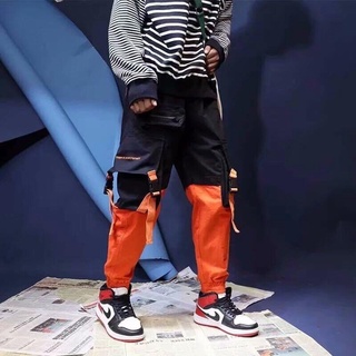 กางเกงHiphop แนวสตรีท สไตล์แฟชั่นเกาหลี