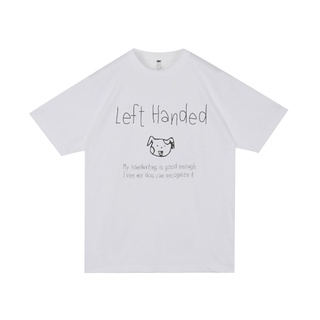 TARKET LEFT HANDED [TK00098] UNISEX GRAPHIC T-SHIRT WHITE