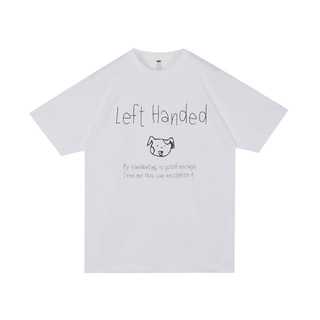 TARKET LEFT HANDED [TK00098] UNISEX GRAPHIC T-SHIRT WHITE