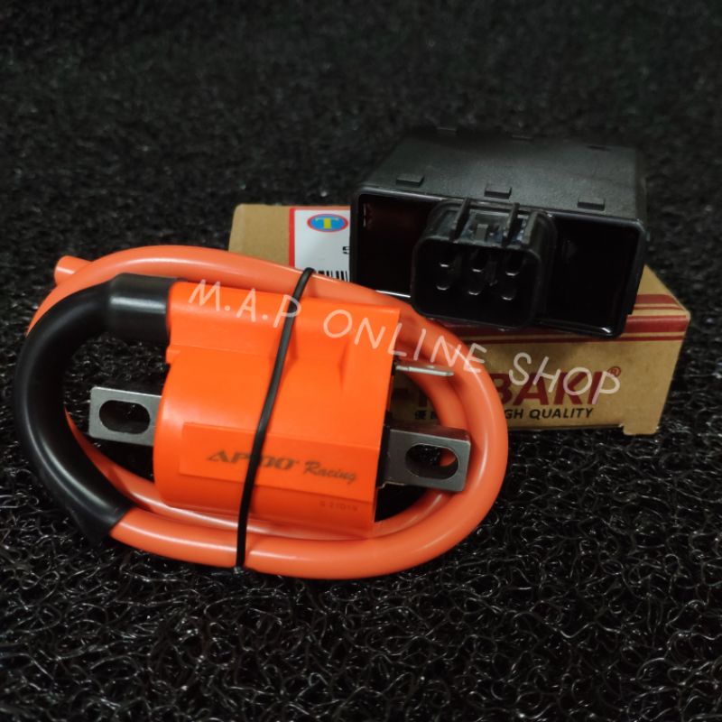 Yamaha Lagenda110 Lagenda110Z Lagenda110ZR Srl110 Cdi 6 Pin TOBAKI + Plug Coil Racing APIDO คุณภาพ O