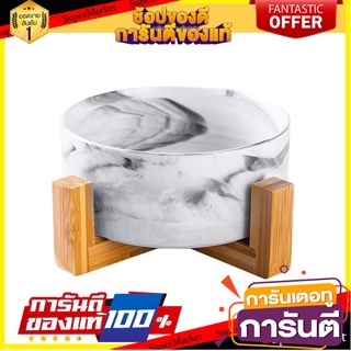 ชามเซรามิก 8 นิ้ว BAMBOO MARBLE สีเทา อุปกรณ์ใส่อาหาร CERAMIC BOWL 8" BAMBOO MARBLE GREY