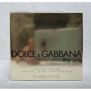 Dolce &amp; Gabbana The One EDP 75ml กล่องซีล