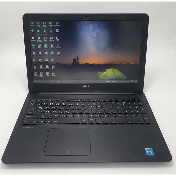 โน๊ตบุ๊คDELLมือสองสภาพดี/เรียนออนไลน์ /ไวไฟ/กล้อง-DELL LATITUDE 3550