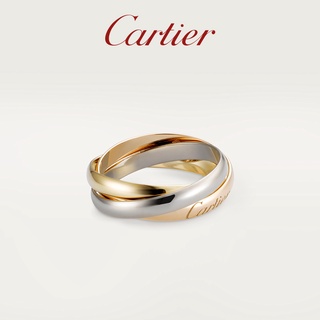 Cartler Trinity Series แหวน 18K สีโรสโกลด์ สําหรับผู้หญิง คู่รัก