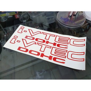 สติ๊กเกอร์​ I-VTEC มีหลายสี สั่งได้เลย ส่งสินค้าทุกวัน [มีเก็บเงินปลายทาง]