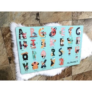 โต๊ะพับญี่ปุ่น ลายภาษาอังกฤษ ขาพลาสติก ขนาด 40x60x28cm