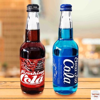 น้ำอัดลมญี่ปุ่น โคล่าญี่ปุ่น Hiroshima Cola และ Sora Iro Cola จากญี่ปุ่น