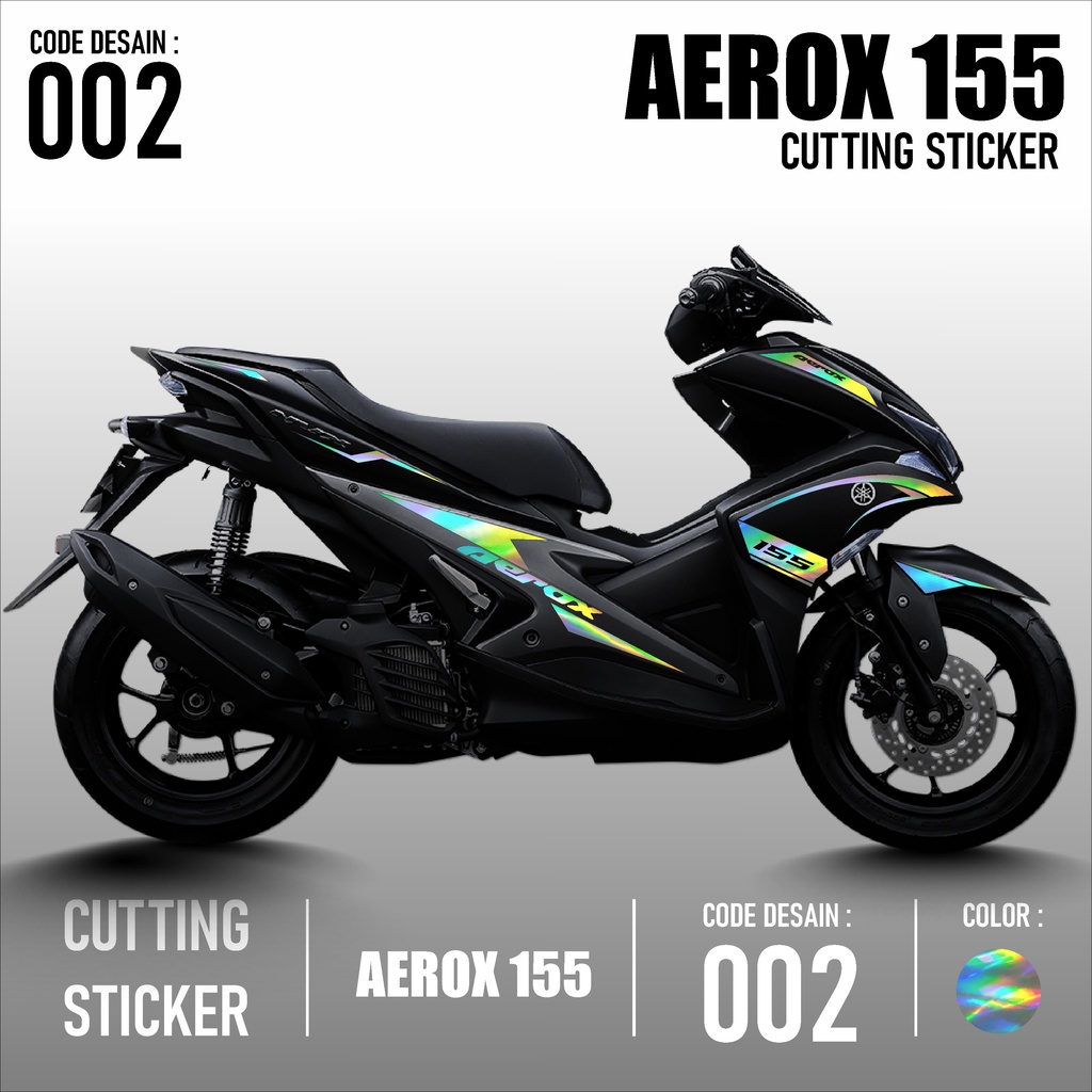 สติ๊กเกอร์ตัด AEROX - สติ๊กเกอร์ตัดมอเตอร์ไซค์ VARIATION STRIPING LIST - RS 02